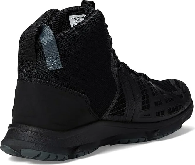 Under Armour Micro G Strikefast Mid Men's Shoes Black/Black/Pitch Gray : 8 D - Medium - Image 4