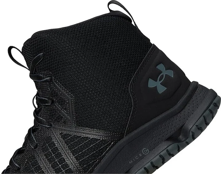 Under Armour Micro G Strikefast Mid Men's Shoes Black/Black/Pitch Gray : 8 D - Medium - Image 7