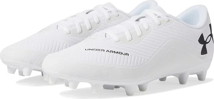 Under Armour Shadow Select 2 Football Cleats Cleated Shoes White/White Clay/Black : Men's 9 - Women's 10.5 Medium