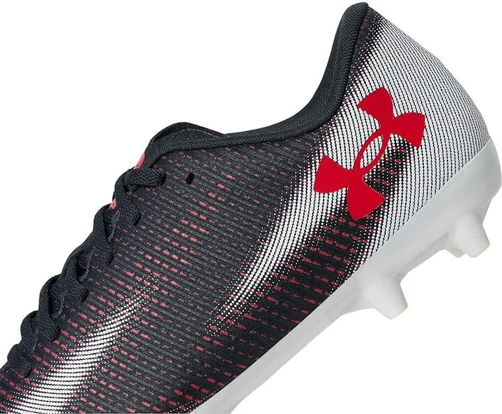Under Armour Shadow Select 2 Soccer Cleats Soccer Shoes Anthracite/White/Racer Red : Men's 10.5 - Women's 12 Medium, Synthetic - Image 7