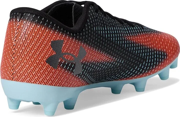 Under Armour Shadow Select 2 Soccer Cleats Soccer Shoes Black/Ares Red/Metallic Gun Metal : Men's 13 - Women's 14.5 Medium, Synthetic - Image 4