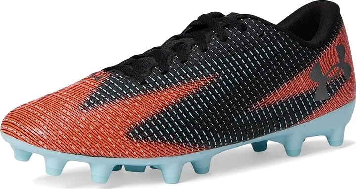 Under Armour Shadow Select 2 Soccer Cleats Soccer Shoes Black/Ares Red/Metallic Gun Metal : Men's 13 - Women's 14.5 Medium, Synthetic - Image 5