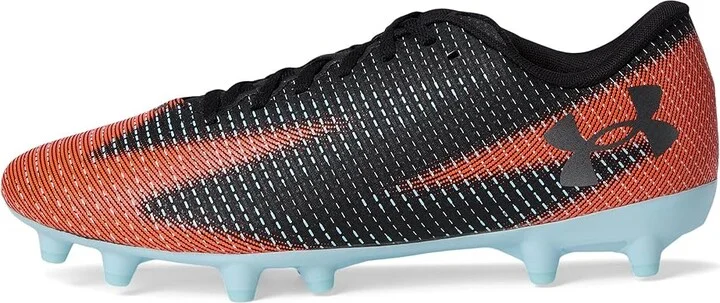 Under Armour Shadow Select 2 Soccer Cleats Soccer Shoes Black/Ares Red/Metallic Gun Metal : Men's 13 - Women's 14.5 Medium, Synthetic - Image 6