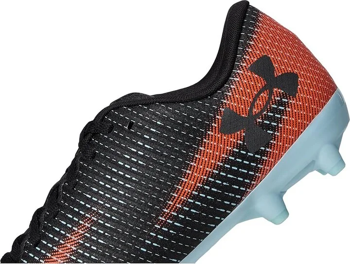 Under Armour Shadow Select 2 Soccer Cleats Soccer Shoes Black/Ares Red/Metallic Gun Metal : Men's 13 - Women's 14.5 Medium, Synthetic - Image 7