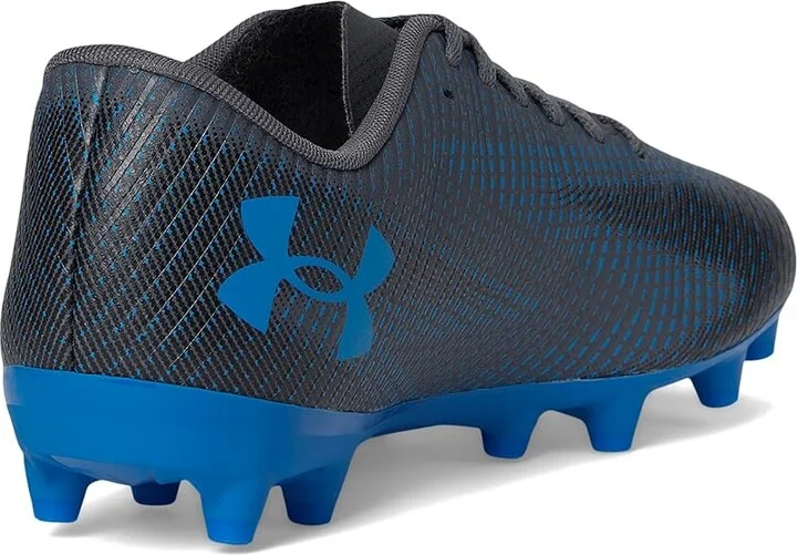 Under Armour Shadow Select 2 Soccer Cleats Soccer Shoes Castlerock/Black/Blue Atlantis : Men's 6 - Women's 7.5 Medium, Synthetic - Image 4