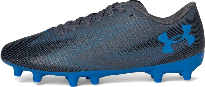 Under Armour Shadow Select 2 Soccer Cleats Soccer Shoes Castlerock/Black/Blue Atlantis : Men's 6 - Women's 7.5 Medium, Synthetic - Image 6