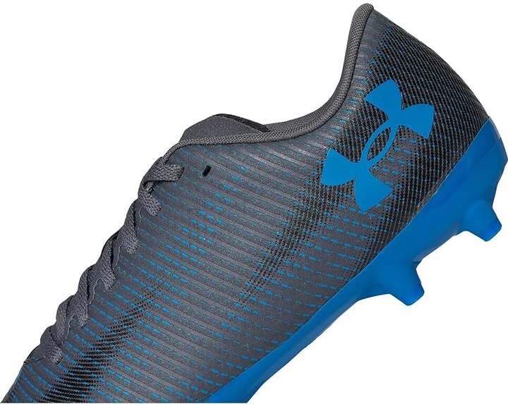 Under Armour Shadow Select 2 Soccer Cleats Soccer Shoes Castlerock/Black/Blue Atlantis : Men's 6 - Women's 7.5 Medium, Synthetic - Image 7