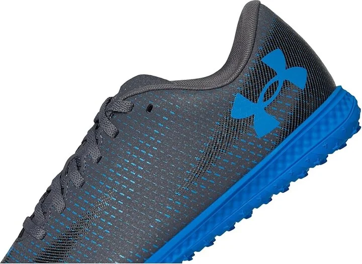 Under Armour Shadow Select 3 Turf Soccer Cleats Soccer Shoes Castlerock/Black/Blue Atlantis : Men's 8 - Women's 9.5 Medium, Synthetic - Image 7