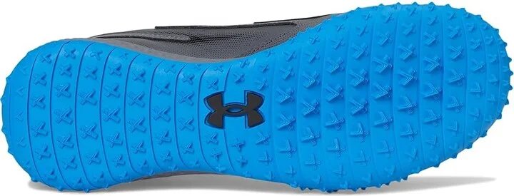 Under Armour Shadow Turf 3 Soccer Cleats Soccer Shoes Castlerock/Black/Blue Atlantis : Men's 10 - Women's 11.5 Medium, Synthetic - Image 3