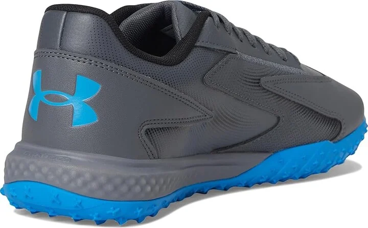 Under Armour Shadow Turf 3 Soccer Cleats Soccer Shoes Castlerock/Black/Blue Atlantis : Men's 10 - Women's 11.5 Medium, Synthetic - Image 4