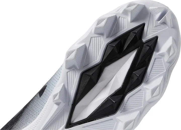 Under Armour Spotlight Fran RM 4.0 Football Cleats Men's Shoes Black/White/Metallic Gunmetal : 12 D - Medium, Rubber - Image 6