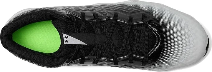 Under Armour Spotlight Hammer RM Football Cleats Men's Cleated Shoes Black/White/White : 8.5 D - Medium, Synthetic - Image 2