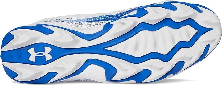 Under Armour Spotlight Hammer RM Football Cleats Men's Cleated Shoes White/Royal/Royal : 11.5 D - Medium, Synthetic - Image 3