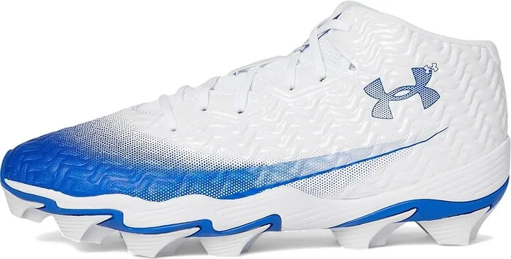 Under Armour Spotlight Hammer RM Football Cleats Men's Cleated Shoes White/Royal/Royal : 11.5 D - Medium, Synthetic - Image 6