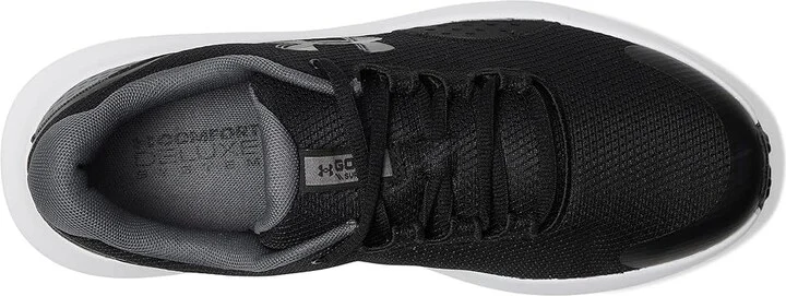 Under Armour Surge Golf Cleats Men's Golf Shoes Black/Castlerock/Metallic Gunmetal : 11.5 D - Medium - Image 2