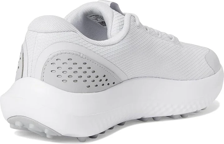 Under Armour Surge Golf Cleats Men's Golf Shoes Halo Gray/Halo Gray/Metallic Silver : 8.5 D - Medium - Image 4