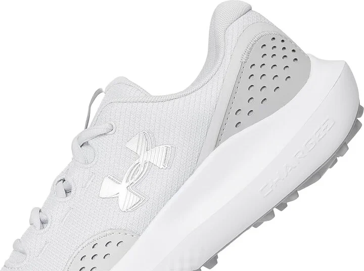 Under Armour Surge Golf Cleats Men's Golf Shoes Halo Gray/Halo Gray/Metallic Silver : 8.5 D - Medium - Image 7