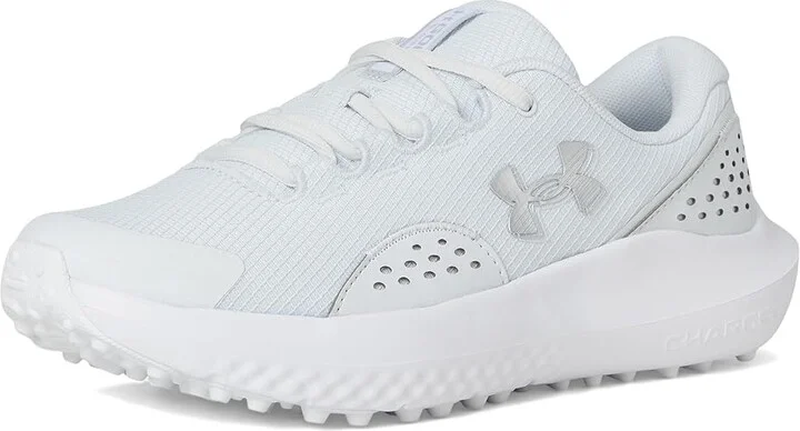 Under Armour Surge Golf Cleats Women's Golf Shoes Distant Gray/White/Metallic Silver : 7.5 B - Medium - Image 5