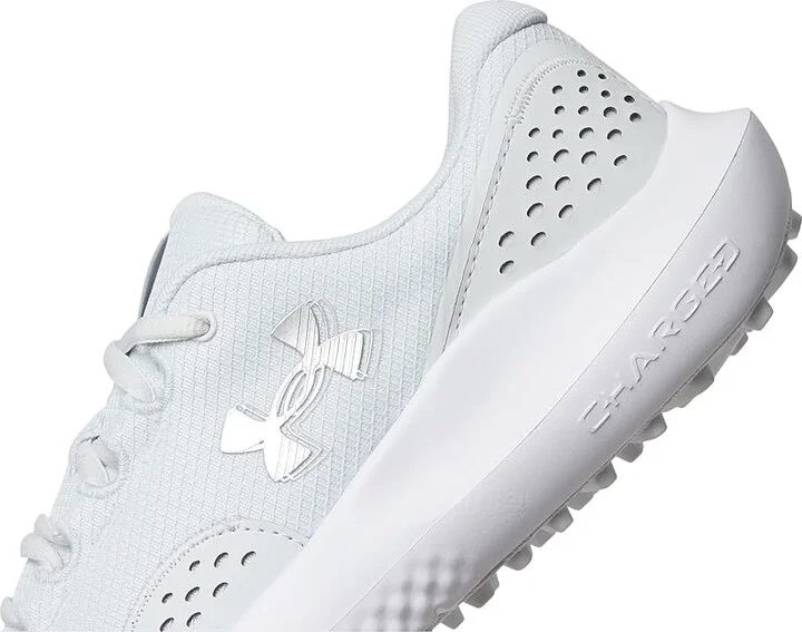 Under Armour Surge Golf Cleats Women's Golf Shoes Distant Gray/White/Metallic Silver : 7.5 B - Medium - Image 7