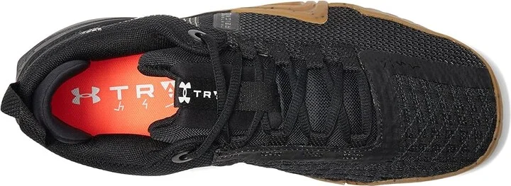 Under Armour TriBase Reign 6 Men's Shoes Black/Anthracite/Metallic Silver : 8 D - Medium, Rubber - Image 2