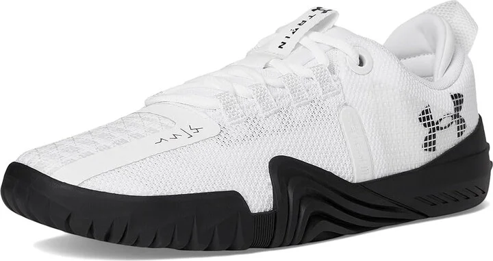 Under Armour TriBase Reign 6 Men's Shoes White/Black/Black : 9 D - Medium, Rubber - Image 5