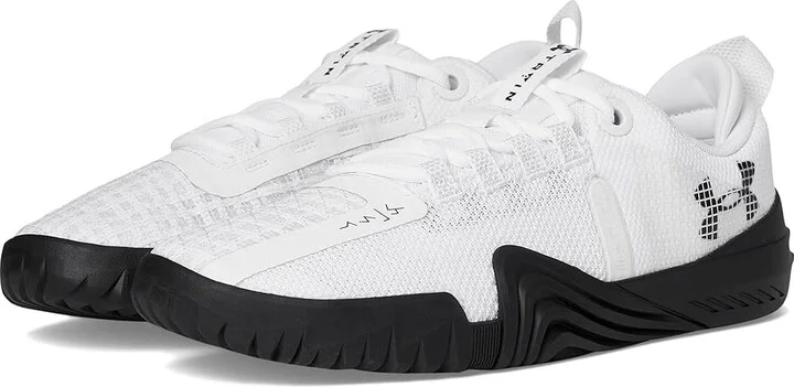 Under Armour TriBase Reign 6 Men's Shoes White/Black/Black : 9 D - Medium, Rubber