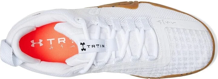 Under Armour TriBase Reign 6 Men's Shoes White/Distant Gray/Black : 9.5 D - Medium, Rubber - Image 2