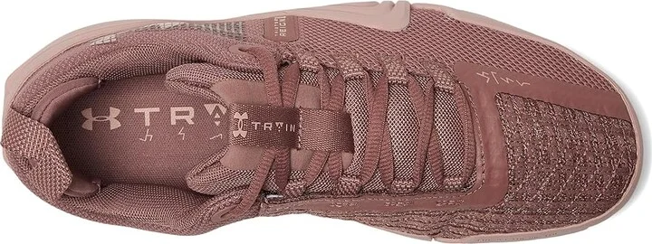 Under Armour TriBase Reign 6 Women's Shoes Maroon Mist/Tourmaline Pink/White : 6.5 B - Medium, Synthetic - Image 2