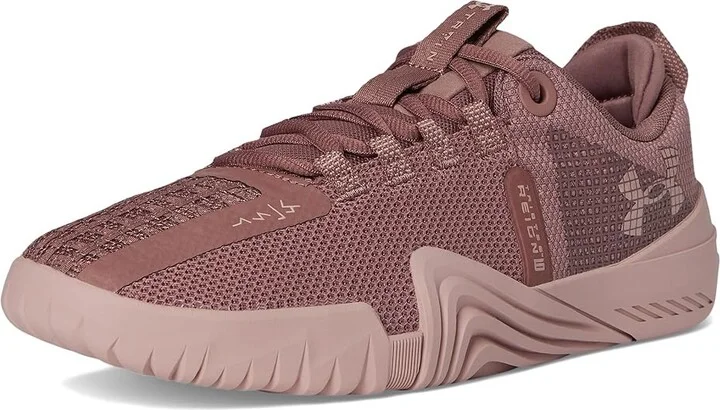 Under Armour TriBase Reign 6 Women's Shoes Maroon Mist/Tourmaline Pink/White : 6.5 B - Medium, Synthetic - Image 5