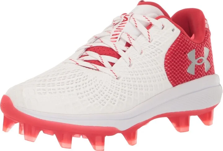 (101) White/Red/Metallic Silver