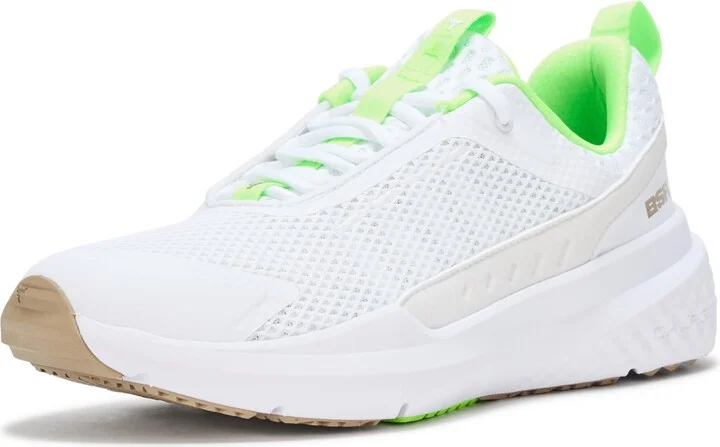 (102) White/Hyper Green/City Khaki