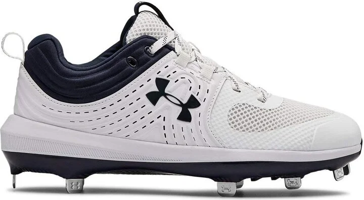 Under Armour Women's UA Glyde ST Softball Cleats 5.5 White
