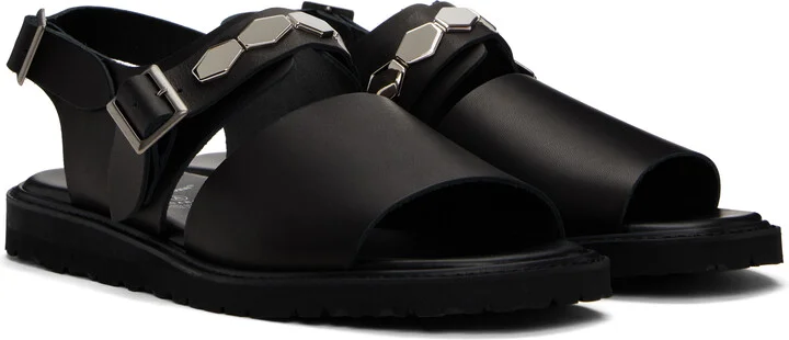 UNDERCOVER Black foot the coacher Edition UP1E4F01 Sandals - Image 4