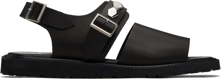 UNDERCOVER Black foot the coacher Edition UP1E4F01 Sandals