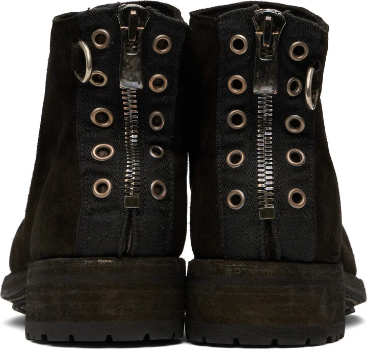 UNDERCOVER Black Guidi Edition UC1E4F01 Boots - Image 2
