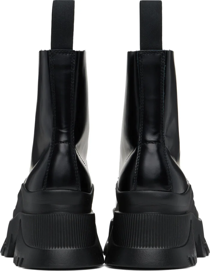 UNDERCOVER Black Platform Ankle Boots - Image 2