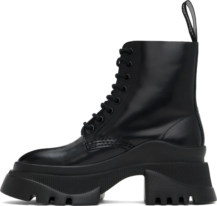 UNDERCOVER Black Platform Ankle Boots - Image 3