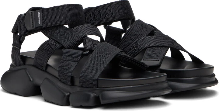 UNDERCOVER Black Platform Sandals - Image 4