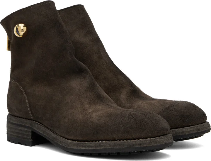 UNDERCOVER Brown Guidi Edition UC1D4F01-1 Boots - Image 4