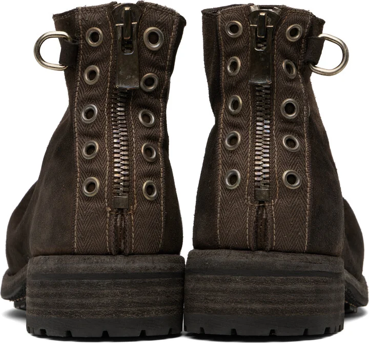 UNDERCOVER Brown Guidi Edition UC1E4F01 Boots - Image 2