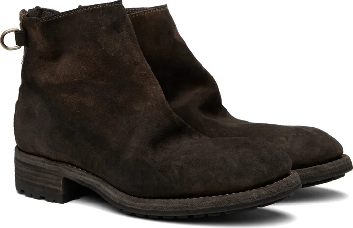 UNDERCOVER Brown Guidi Edition UC1E4F01 Boots - Image 4