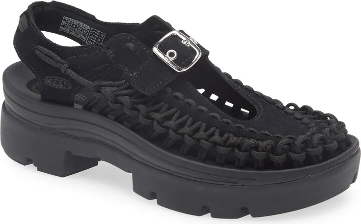Uneek Platform Mary Jane Sandal