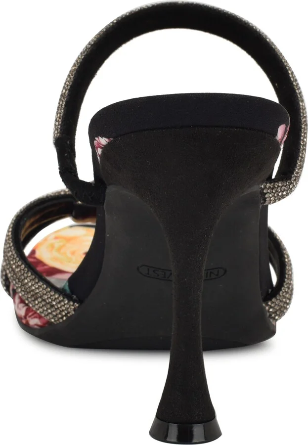 Unela Crystal Embellished Strap Sandal - Image 2