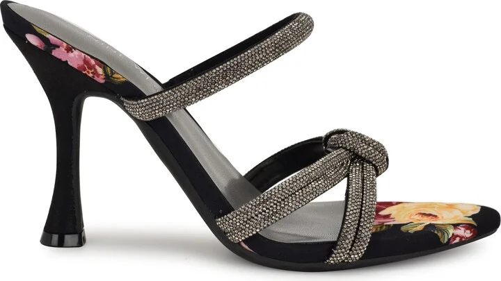 Unela Crystal Embellished Strap Sandal - Image 3