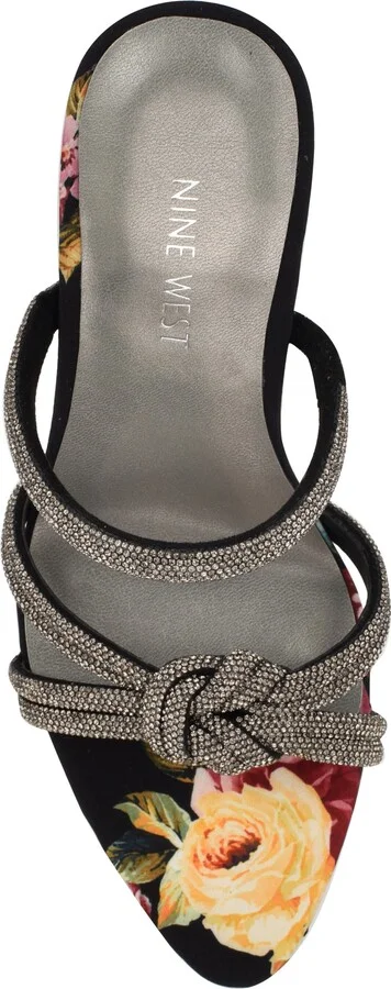 Unela Crystal Embellished Strap Sandal - Image 4