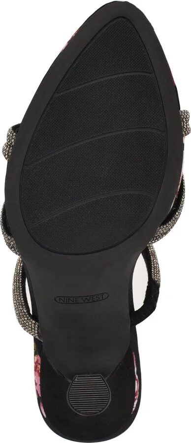 Unela Crystal Embellished Strap Sandal - Image 5