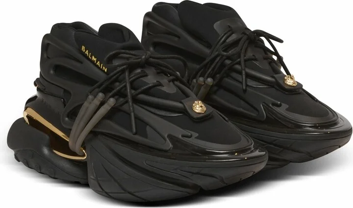 Unicorn Low Trainers In Neoprene And Calfskin - Image 3