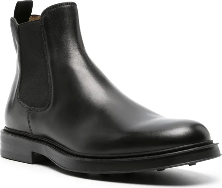 Uniform leather ankle boots - Image 2
