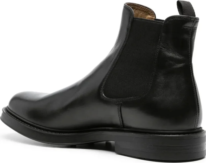 Uniform leather ankle boots - Image 3