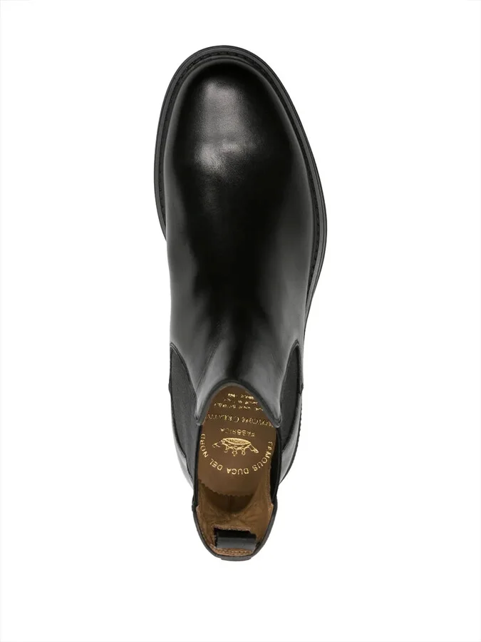 Uniform leather ankle boots - Image 4